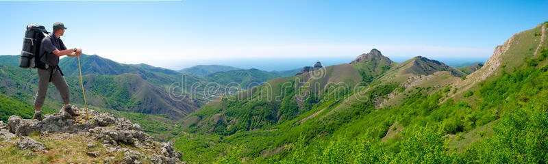 徒步旅行者喜欢风景