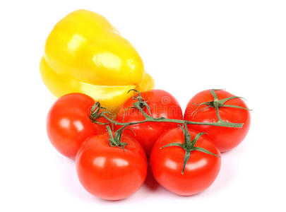 西红柿和胡椒