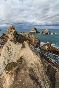 莲心 颜色 海洋 索托 公园 大西洋 海景 坎塔布里亚 风景