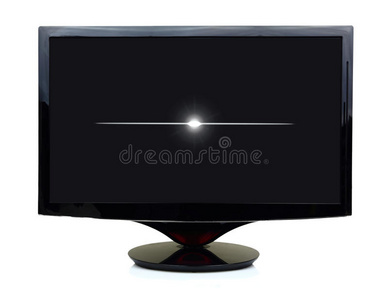 3d黑色电视显示器