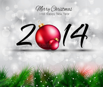 2014圣诞与新雅尔多彩背景