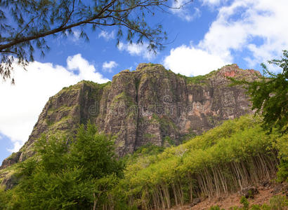 毛里求斯南部的勒莫恩山