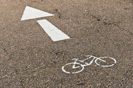 自行车道路标线