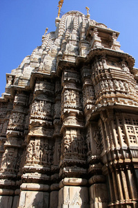 印度乌代布尔贾格迪什神庙装饰雕刻