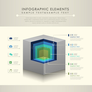 抽象横断面图信息图图片