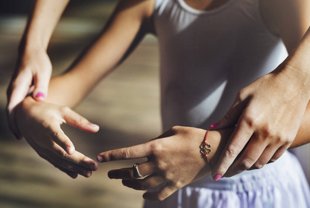 学校古典手式芭蕾练习照片