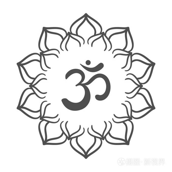 东方装饰装饰品可用于贺卡婚礼邀请瑜伽海报着色书.