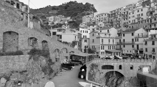 Manarola 的鸟瞰图, 五土地