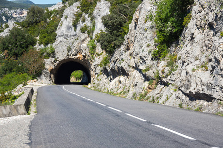 Ardeche 峡谷景观