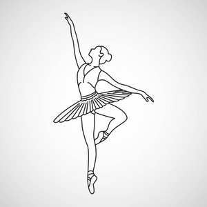 芭蕾舞图标图片-芭蕾舞图标素材-芭蕾舞图标插画-摄图新视界