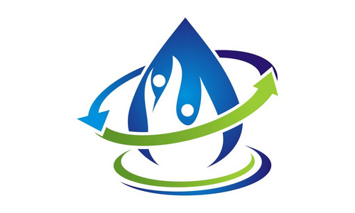 水电健康标志设计模板矢量照片