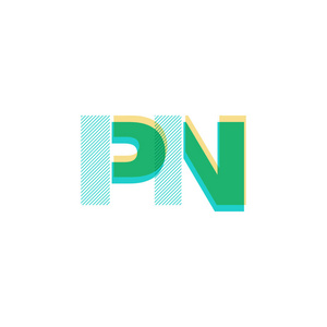 pn线标志矢量插图