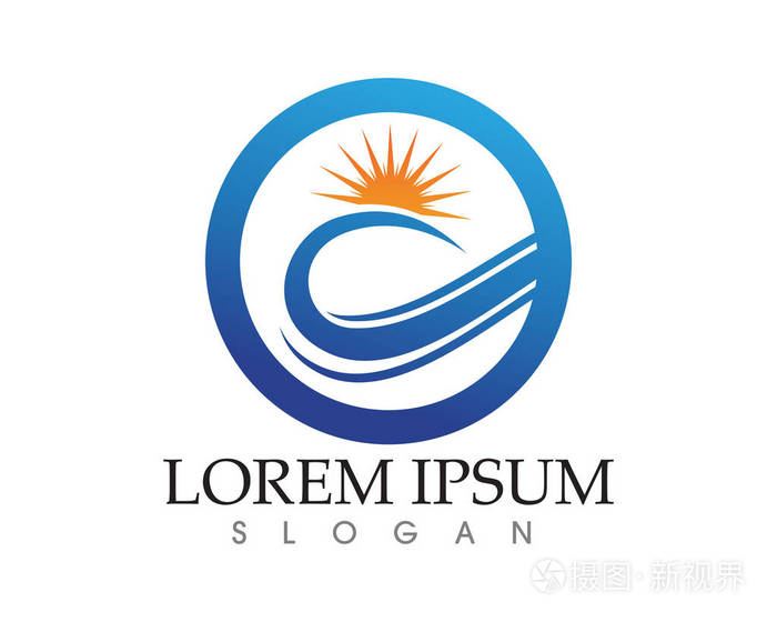 太阳的标志和符号星形图标 web 矢量