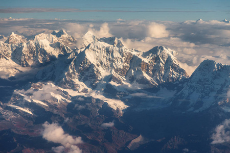 峰顶喜马拉雅山, 看法从雪人航空公司飞机