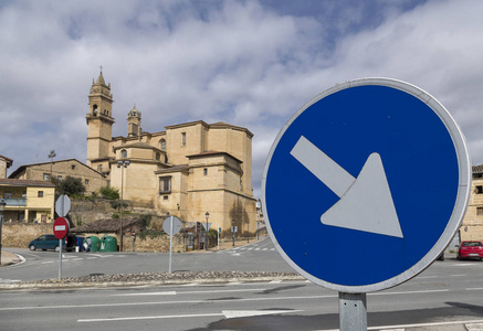 泰尔西戈教堂, 拉里奥哈, 西班牙和强制性地址标志