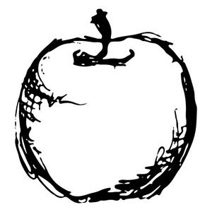 水果笑脸黑白图片-水果笑脸黑白素材-水果笑脸黑白插画-摄图新视界