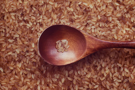 红米饭用木勺关闭
