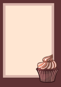 框架, 装饰与巧克力蛋糕