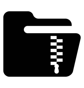 文件压缩压缩文件夹字形图标照片