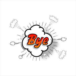 再见,红色格朗格古董邮票孤立的白色背景可爱的小学生显示标志你好