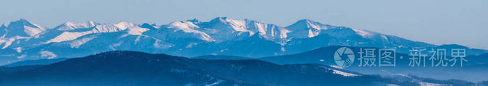 Krivan 在高 Tatras 和西部 Tatras 山脉从赖氨酸