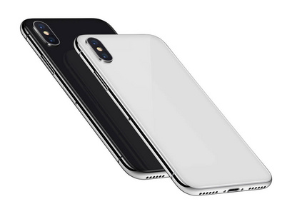 黑白等距智能手机类似于iphonexbacks