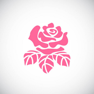 玫瑰花朵图标