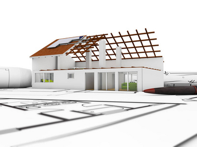 建筑房屋模拟技术图纸