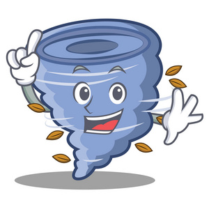 卡通龙卷风手指龙卷风卡通风格照片