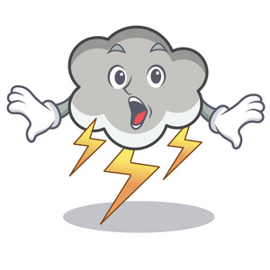 惊雷惊雷云字卡通照片