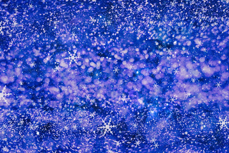 节日的圣诞背景。优雅的抽象背景, 灯光和星星