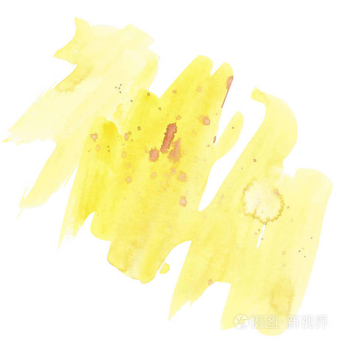水彩背景黄手画 在白色背景上隔离照片 正版商用图片10fbdc 摄图新视界 水彩背景黄手画 在白色背景上隔离照片 正版商用图片10fbdc 摄图新视界