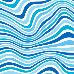 蓝色波浪的图案背景.