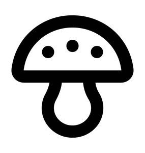 蘑菇矢量图标