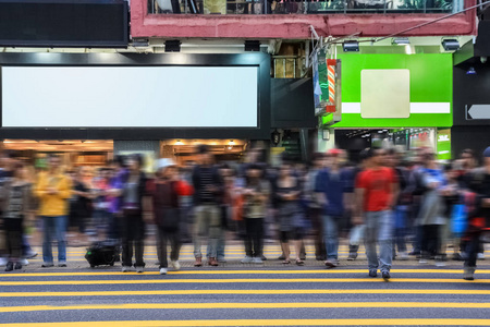 香港行人路街景图片