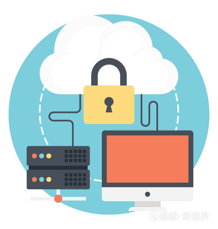 代表网络安全概念的网络完整性