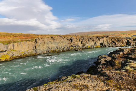 Skjalfandafljot 河在冰岛