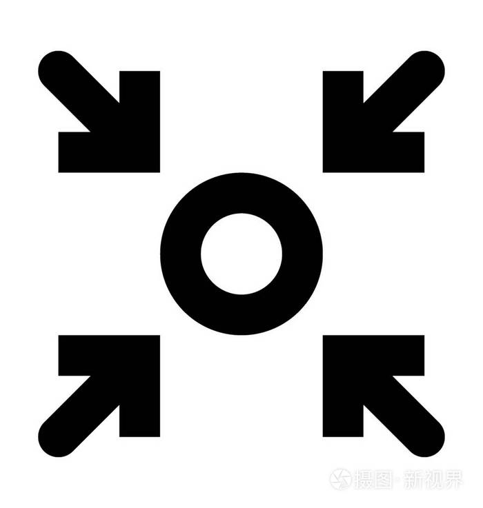 最小化屏幕矢量图标