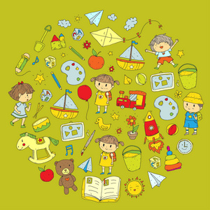 探险, 探索, 想象力的概念插画