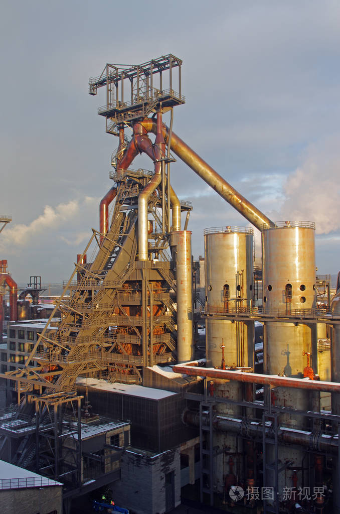 高炉金属冶炼生产工业厂房