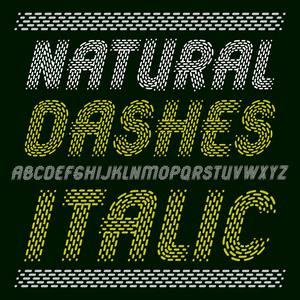 向量优雅的大写英文字母集合.