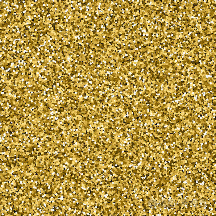 圆形金闪闪发光的散落图案黑色背景金碧辉煌