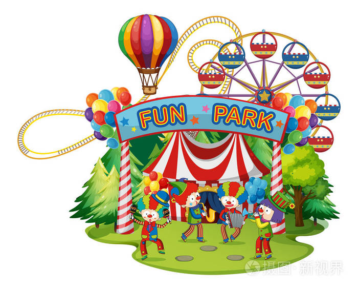 funpark的快乐小丑