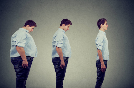 胖女生侧面图片