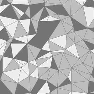 灰色多边形。矢量抽象多边形背景。三角形图案。几何背景