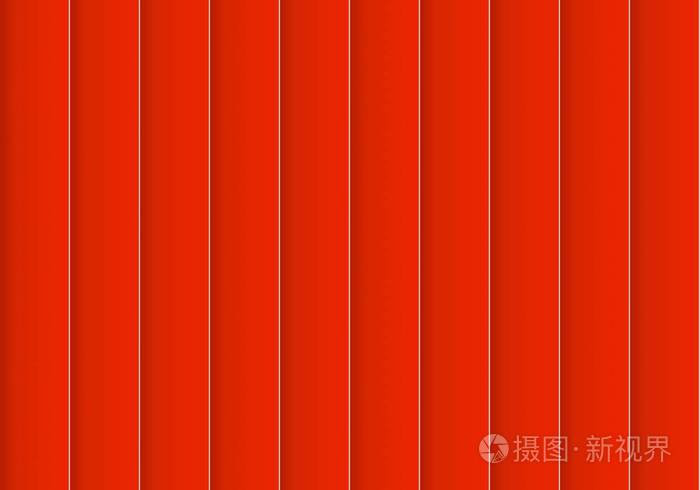 五颜六色的背景由红色矩形组成排在彼此旁边几何元素的镶嵌红色垂直