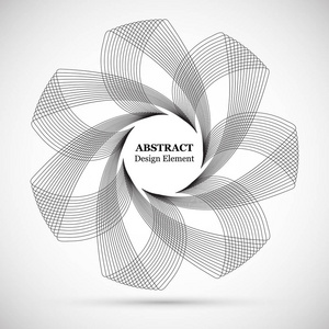 由线条构成的抽象对称背景.打印和海报的矢量图案.设计元素照片