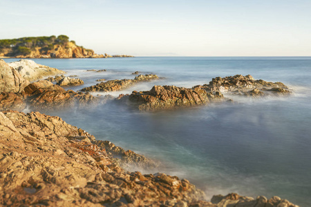 尼斯在哥斯达黎加的西班牙海岸风景, 海滩