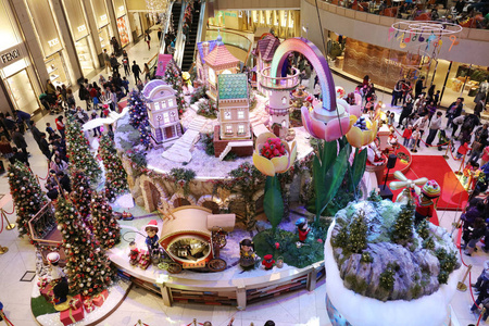 大商场圣诞活动中心图片