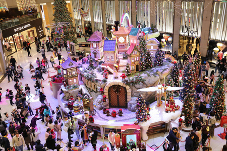 大商场圣诞活动中心图片